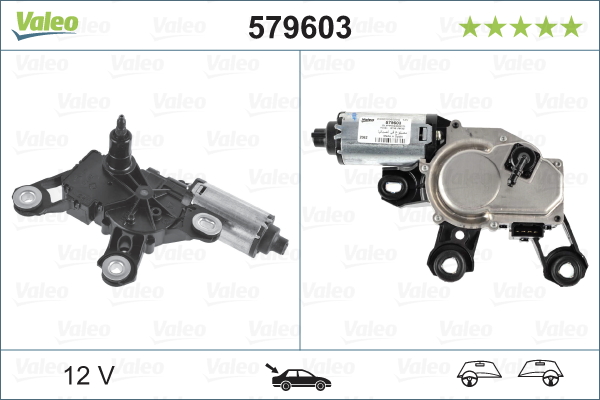 VALEO Ablaktörlö motor 579603_VALEO